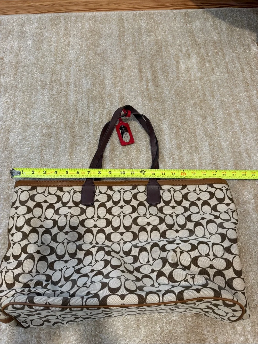 Coach spacious tote